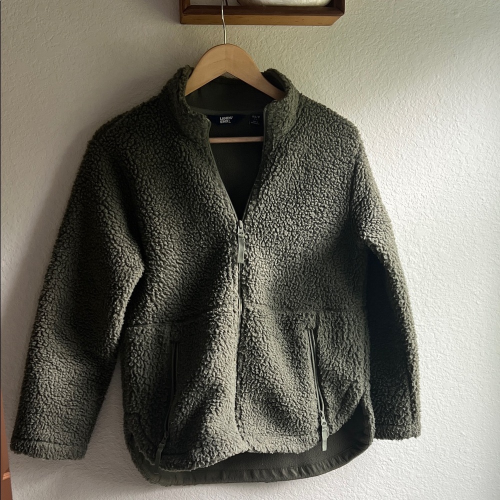 Olive fleece Jacket